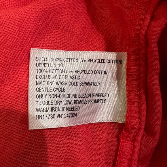 NWT Universal Thread Coral Strapless Cotton Midi Dress - Picture 13 of 15